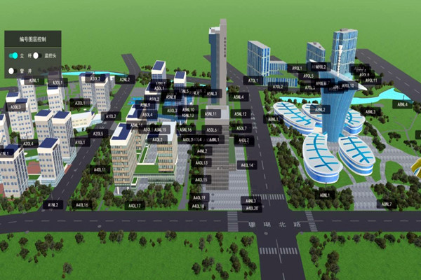 楼宇自控系统BIM可视平台运行主状态的实时显示! 楼宇自控系统BIM可视平台运行主状态的实时显示!